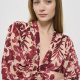Abito donna lungo floreale in voile 13631 IACCA2586 FORTE FORTE 
