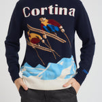 Maglia uomo girocollo blu HERONC CORTSKI61 MC2 SAINT BARTH 