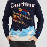 Maglia uomo girocollo blu HERONC CORTSKI61 MC2 SAINT BARTH 