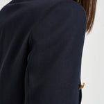 Blazer donna doppiopetto blu notte GWP00829 P00061950486 GOLDEN GOOSE 