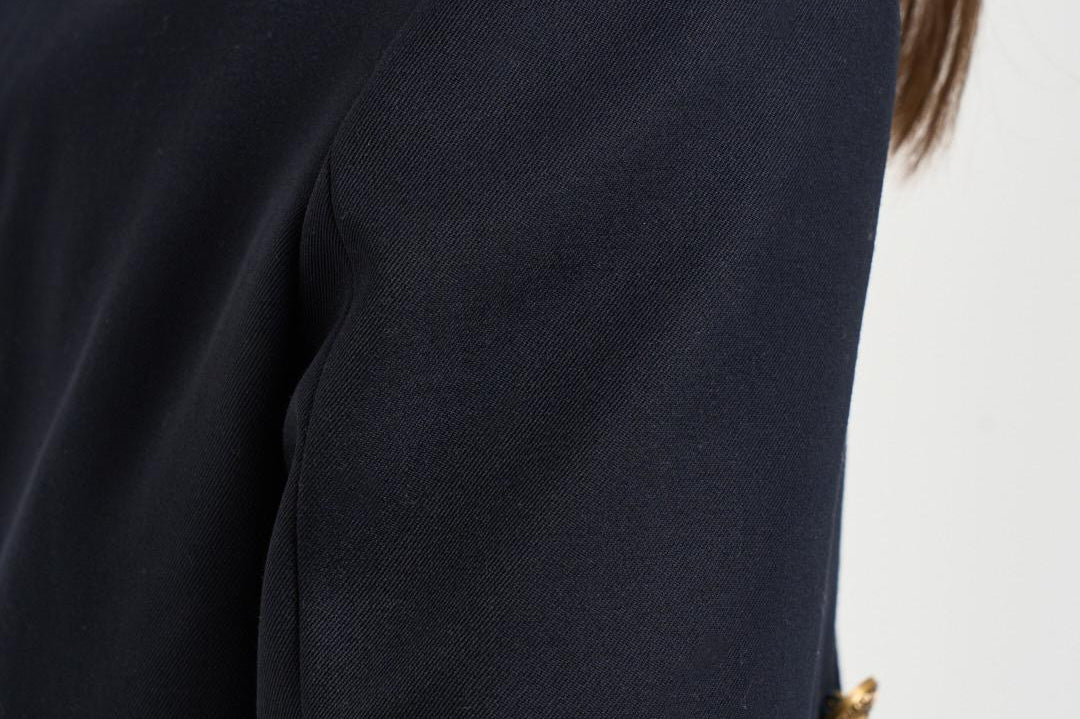 Blazer donna doppiopetto blu notte GWP00829 P00061950486 GOLDEN GOOSE 