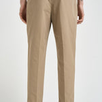 Pantalone uomo doppia pinces beige BELLOD 300519553 BRIGLIA 