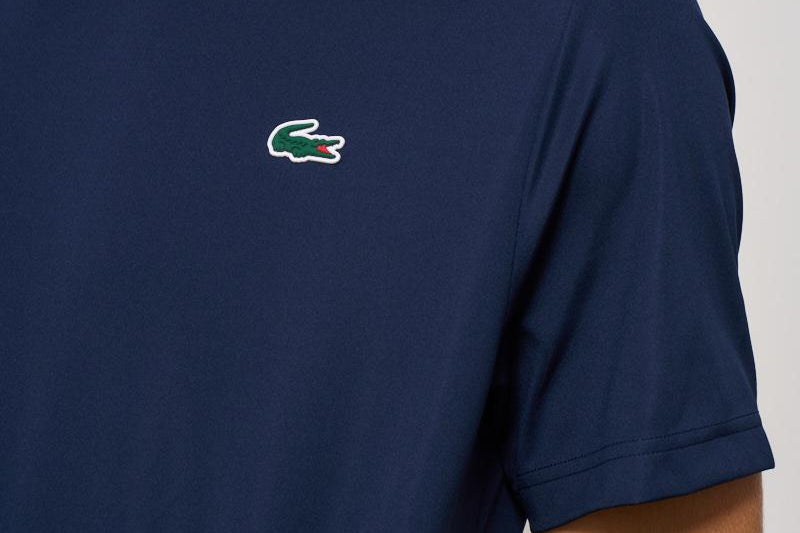 T-shirt uomo girocollo blu TH8920 166 LACOSTE 