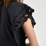 Abito corto donna nero RO1016FA D1N08E02FK MARANT ETOILE 