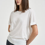 T-shirt donna girocollo bianca JG000312D 520561000 HERNO 