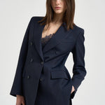 Giacca donna doppiopetto blu D4202266 RAISA26012 P.a.r.o.s.h. 
