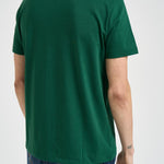 T-shirt uomo girocollo verde 710671438 461 RALPH LAUREN 