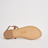 Sandalo donna infradito cammello K5867 CUOIO EMANUELA CARUSO CAPRI 