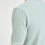Polo in maglia celeste SHELTER PWE26053ZX TAGLIATORE 