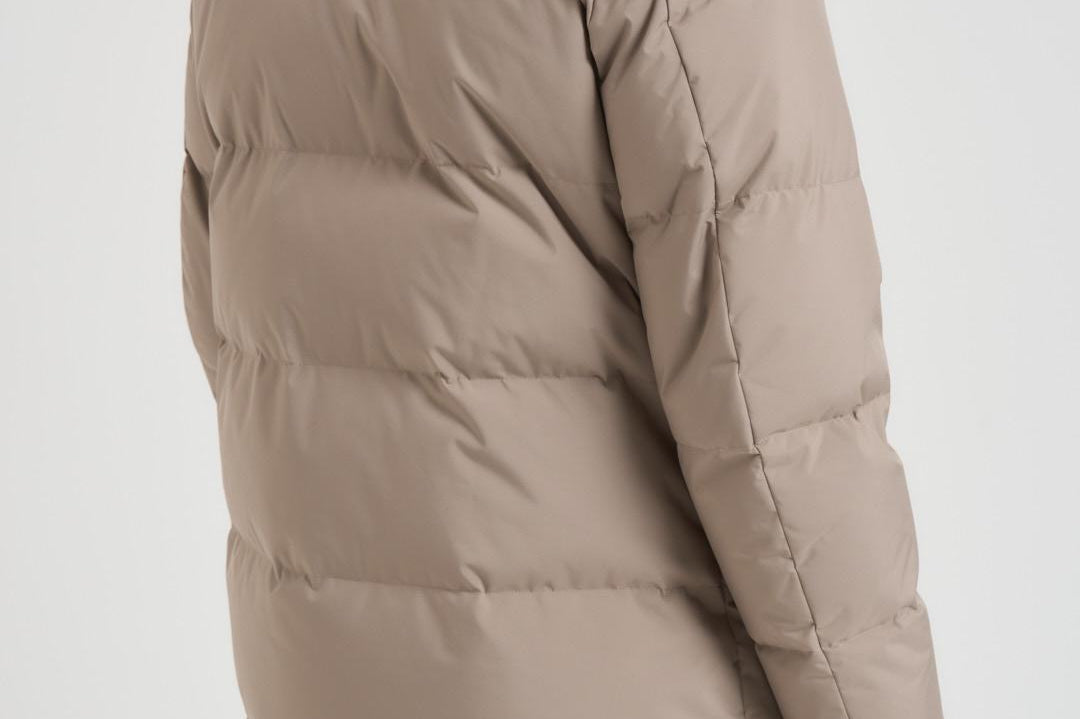 Piumino uomo midi sabbia F09MUCX501 16126 MONTECORE 