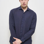Camicia uomo blu X66TNW UE7 ACCADEMIE TESSILI 