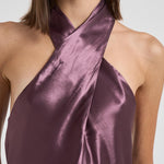 Top Zeyne in raso donna T180959A MAUVE THE ANDAMANE 