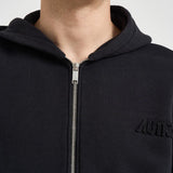 Felpa uomo cappuccio nera HIPX 032K AUTRY 