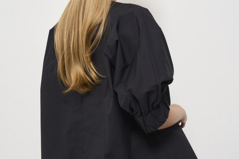 Blusa donna girocollo nera F5SK15 Y69 LIVIANA CONTI 