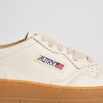 Sneakers uomo Medalist Low bianca e grigia AULM BD01 AUTRY 