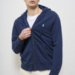 Felpa uomo blu con cappuccio 710916692 014 RALPH LAUREN 