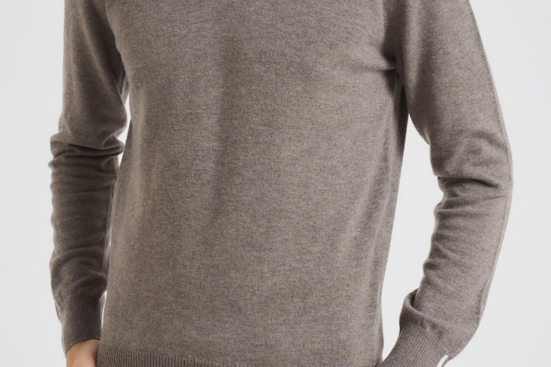 Girocollo uomo Urban Basic tortora AU3100C 1015 ALPHA STUDIO 