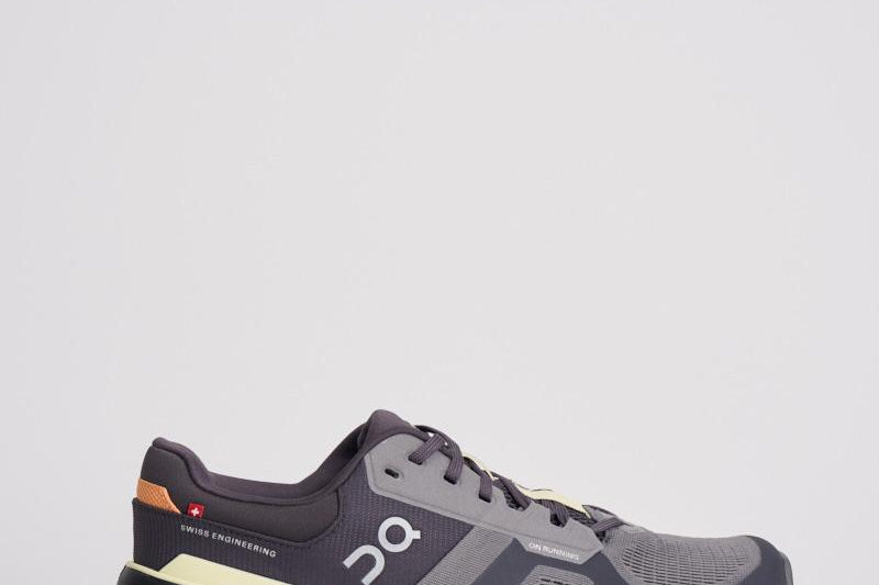 Sneakers uomo Cloudrunner 2 grigie CLOUDRUNNER2 ROCK TANGERINE ON RUNNING 