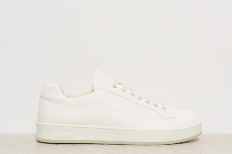 Sneakers uomo panna in nappa liscia LUDLOW2 IVORY CHURCH'S 