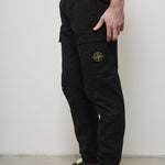 Pantalone uomo nero cargo 3100313 SS0010V0029 STONE ISLAND 