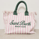 Borsa donna Vanity a righe rosa VANITY 03754H MC2 SAINT BARTH 