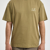 T-shirt uomo girocollo verde oliva TS086A 644 C.P. COMPANY 