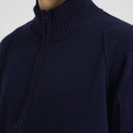 Cardigan uomo con zip blu notte RFCKN708A 110149A888 C.P. COMPANY 