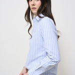 Camicia donna slim celeste 211891377 004 RALPH LAUREN 