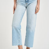 Jeans donna gamba dritta in denim chiaro JILL 8799SKYBLUE ICON DENIM 