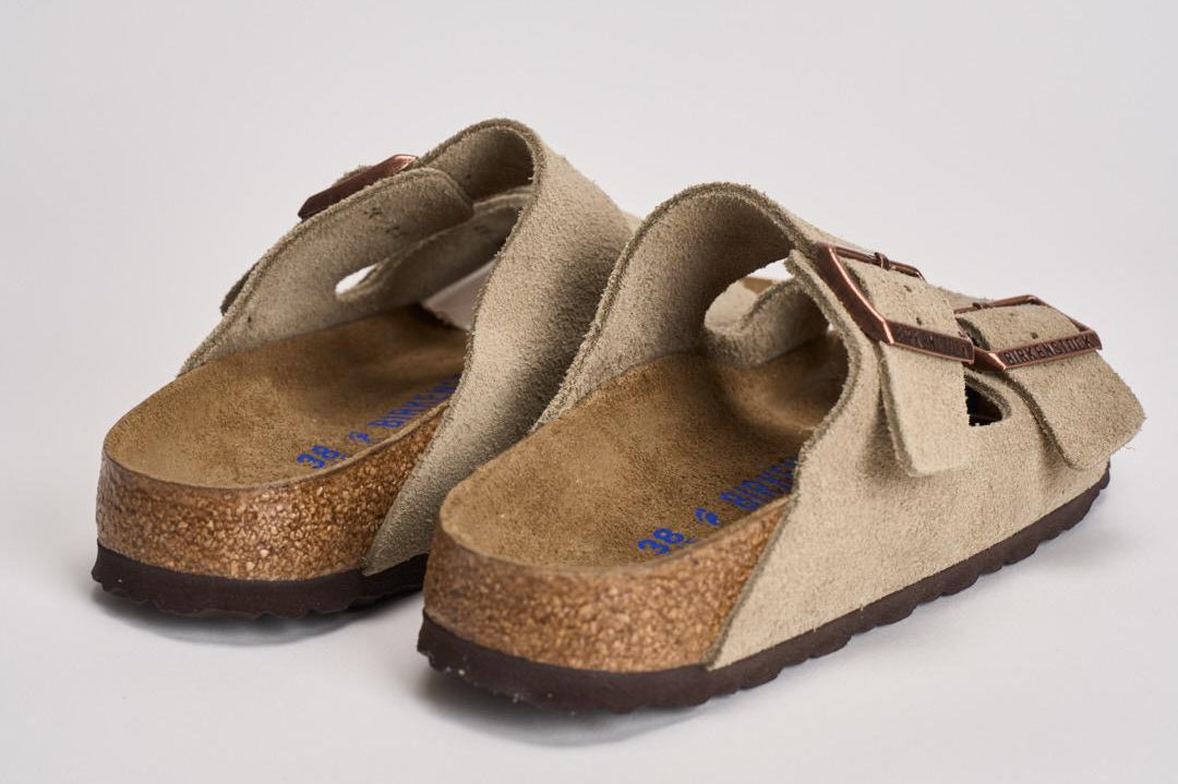 Sandalo arizona donna in suede 951303 TAUPE BIRKENSTOCK 