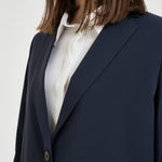 Giacca donna monopetto blu 26551 60BLUEBLACK RRD 
