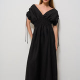 Abito donna lungo nero AD2613O 2002 ALPHA STUDIO 