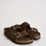 Sandalo donna Arizona in suede marrone 1031640 CARAFE BIRKENSTOCK 