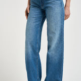 Jeans donna Rerun in denim blu 12488 1230HUF MOTHER 