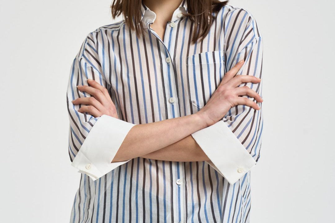 Camicia donna Gracia a righe Y6SK54 RG104 SEMICOUTURE 