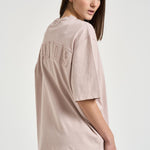 T-shirt donna girocollo rosa GUP01873D P00157625235 GOLDEN GOOSE 