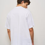 T-shirt uomo girocollo bianca con logo TH2745 001 LACOSTE 