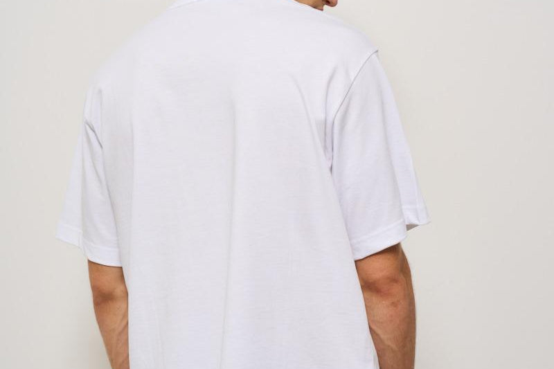 T-shirt uomo girocollo bianca con logo TH2745 001 LACOSTE 