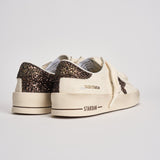 Sneakers donna Stardan bianca e strass GWF00128 F00793910318 GOLDEN GOOSE 