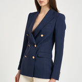 Giacca donna doppiopetto J-Parigi blu navy JPARIGI10BAD 340159EB812 TAGLIATORE 