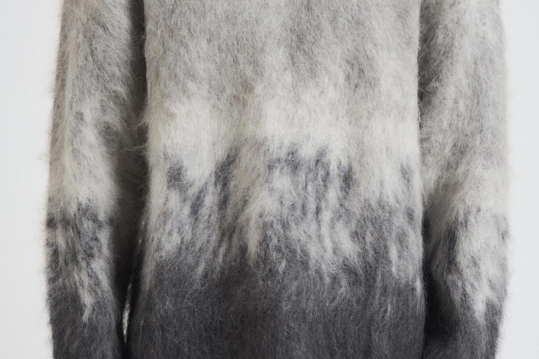 Maglione uomo con sfumatura grigio chiaro MLM100214 LIGHTGREY REPRESENT 