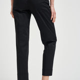 Pantalone donna con risvolto nero ALICE LONG CRSILKNERO BERWICH 