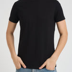 T-shirt uomo nera 8N1TF0 1JCDZ0999 EMPORIO ARMANI 