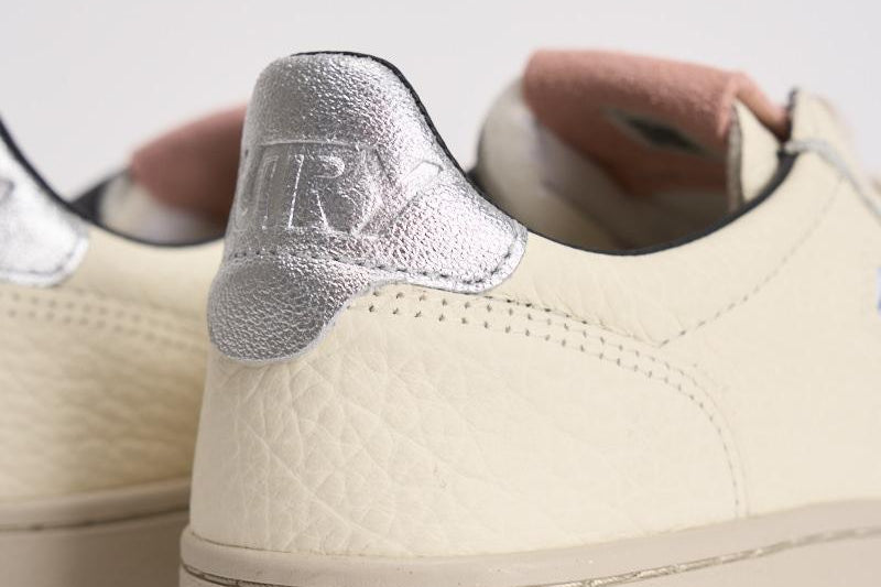 Sneakers donna Medalist panna, argento e rosa AULW LE18 AUTRY 