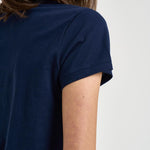 T-shirt donna girocollo blu notte 211B14605 031 RALPH LAUREN 