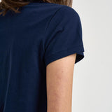 T-shirt donna girocollo blu notte 211B14605 031 RALPH LAUREN 