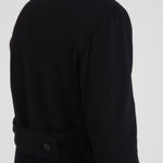 Cappotto uomo doppiopetto nero ARDEN 350001N5051 TAGLIATORE 