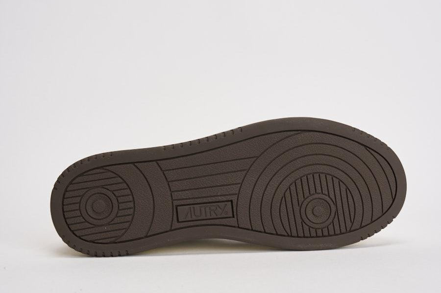 Sneakers donna Medalist Low argento e marrone AULW YB02 AUTRY 