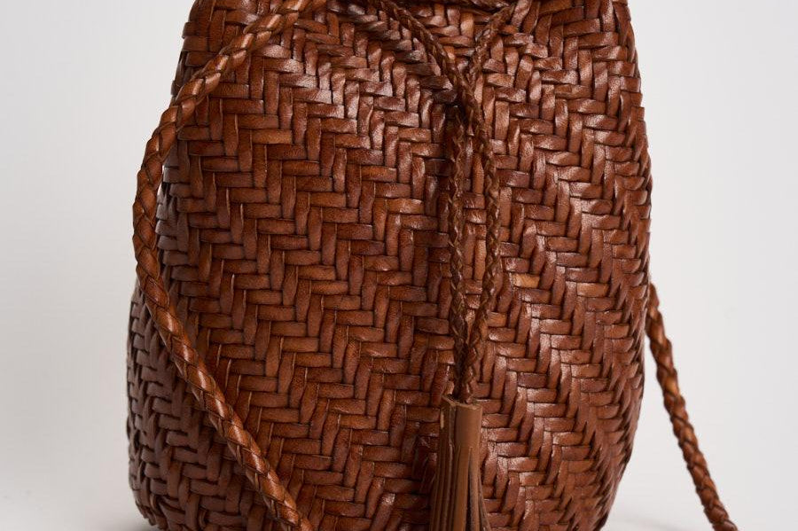 Secchiello donna Pompom Double Jump caramello 8838 TAN DRAGON DIFFUSION 