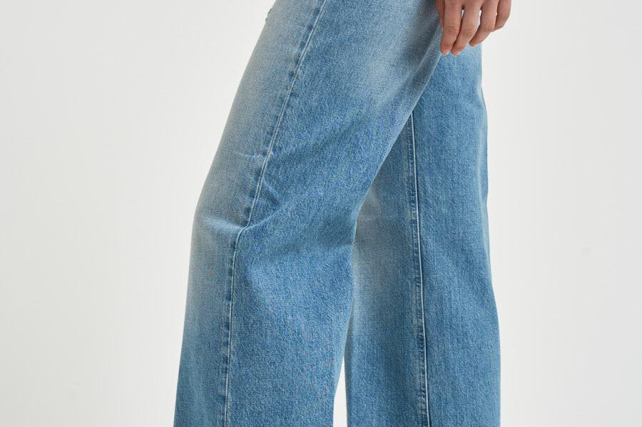 Jeans donna dritto Jacklyn in denim chiaro DP427 DF0283DLV7800 DONDUP 